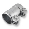 Exhaust Clamp, Pipe Connector, Double Clamp, Exhaust System (Galvanised Steel,