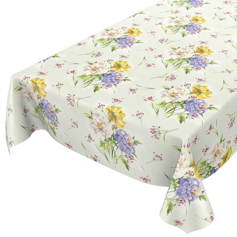 Anro Oilcloth Wax Tablecloth, Washable