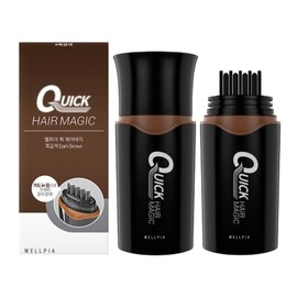 Wellpia Quick Hair Magic Gray Hair Cover Tint 8.5ml 3pcs Gray Hair Tint Gray Hair Brush Mascara / 웰피아 퀵헤어매직 새치커버틴트 8.5ml 3개 흰머리헤어틴트 새치붓 마스카라