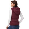 MIDNIGHTSUN Women’s Packable Puffer Vest Lightweight Hooded Full Zip Warm