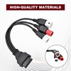 Xiciki Fits Yamaha 3 4 6 Pin OBD2 Diagnostic Cable,