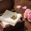 ANATTASOUL Black Cat with Knife Travel Journal Clip for DIY