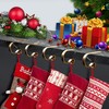 YUAI 8Pcs Christmas Fireplace Hooks, Christmas Stocking Holder for Mantle,