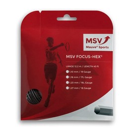 MSV Focus-Hex String Set - Black, 1.23 mm