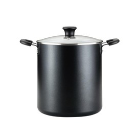 T-fal Initiatives Nonstick Stockpot 8 Quart Oven Safe 350F Cookware, Pots and Pans, Dishwasher Safe Black