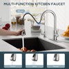 FORIOUS Kitchen Faucet and Water Filter Faucet Combo, Brushed Nickel