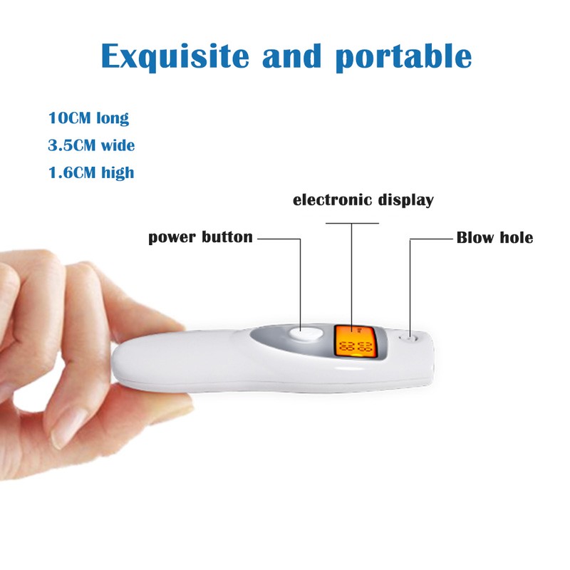 Breathalyzer with Audible Alert Portable Alcohol Tester with LCD Screen