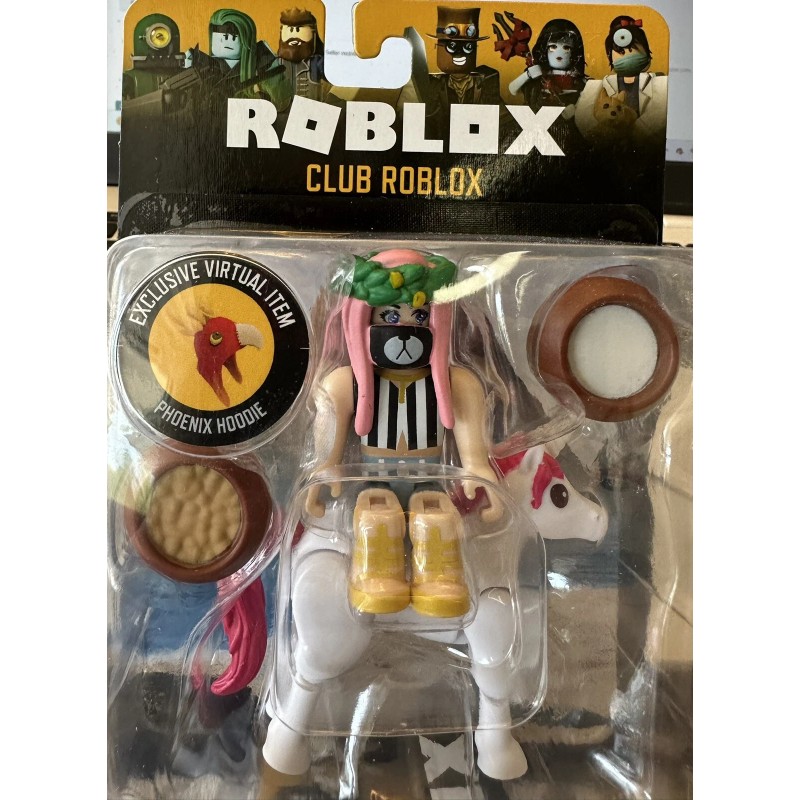 Roblox Club Roblox Action Figure with Phoenix Hoodie Virtual Code