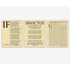 Wallbuddy If Poem Invictus Poem and Desiderata Inspirational Poems Set