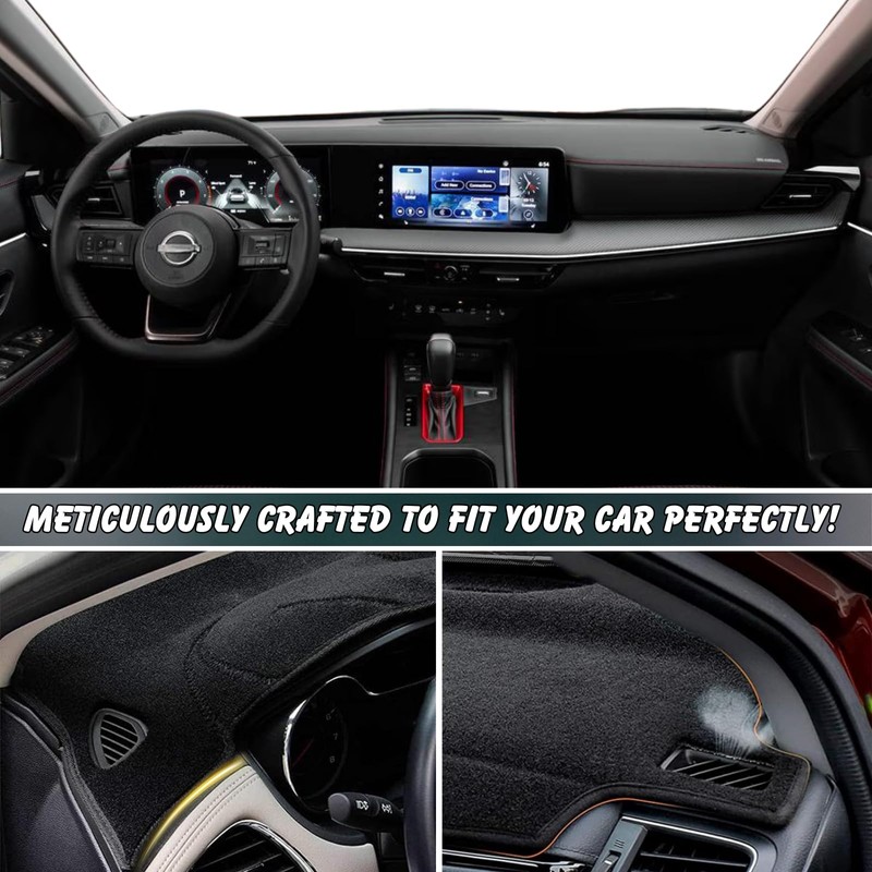 INUBOXES Non-Slip Dash Cover Dashboard Cover Mat Custom Fit Center