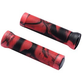 Dymoece bicycle handlebar grips for MTB mountain bike and scooter, red