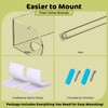 Srenta Clear Acrylic Paper Towel Holder Wall Mount Paper Towel