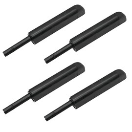 Bailinks 4 Pcs push to open door catches Magnetic Push Latches Push Touch Latch Damper Buffer Soft Close Cabinet Door for Drawer Cabinets Wardrobe (Black)