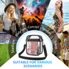 AROUVOG Clear Bag for Stadium Events Men&Women clear Crossbody bag