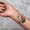 4 x 'Two Horses' Temporary Tattoos - Water Resistant, Skin-Safe,
