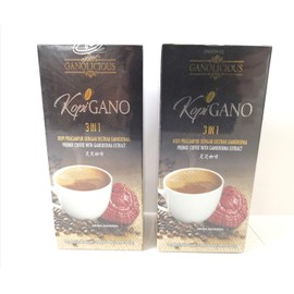 2 Boxes Gano Excel Gano Cafe 3 In 1 Instant Coffee (15 Sachets x 2)