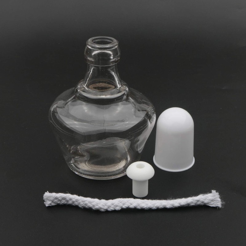 Pxyelec Alcohol Burner Lamp Glass Laboratory Bunsen Burner for Laboratory