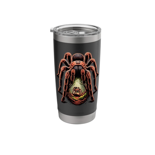 Multiple Exposure Art Tarantula Spider Tarantulas Stainless Steel Insulated Tumbler