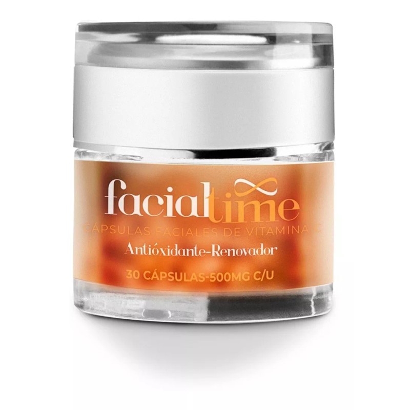 Facial Time Kit 2 Cápsulas Faciales De Vitamina C (uso