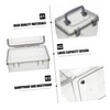 Hemobllo Portable Sundry Organizer for Camera Lens Small Dehumidifying Storage