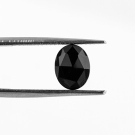 4 Pcs,9x7 MM, AURA GEMS Natural Black Onyx,Cabochon, Oval Shape, Rose Cut, Jewelry Making Supply, Chakra Energy Healing Gemstone, Real Crystal, Birthstone, Wholesale deal