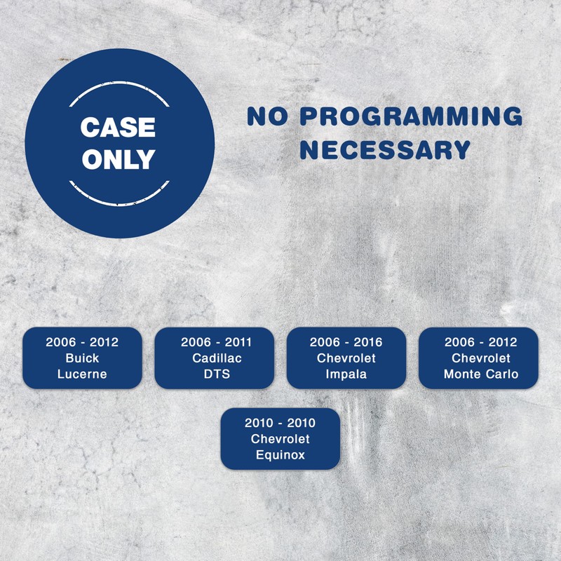 KeylessOption Key Fob Cover Case Replacement for 2006 2007 2008