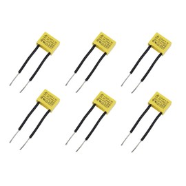 LED suppressor capacitor for flashing safety capacitors non-outgoing LED bulbs suppression capacitor 0.22µF 275V X2 radial pack of 6