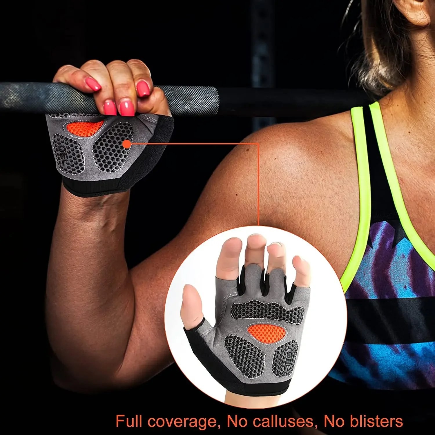 StepTidy Gym Gloves Weightlifting – Non-Slip Breathable Grip, Fitness and Cycling Training