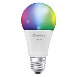 LEDVANCE Smart LEDLamp with WiFi Technology, Base: E27, Di mmable, Tunable White (2700-6500K), RGB Colors Changeable, Replaces Incandescent Lamps with 60 W, SMART+ WiFi Classic Multicolour, 1-Pack