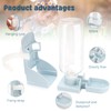 Rypet Rabbit Water Bottle No Drip - 17oz Hanging Water