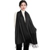 RIIQIICHY Scarf, Women's Scarf, Large Scarf, Weddings, Cashmere Touch, Solid,