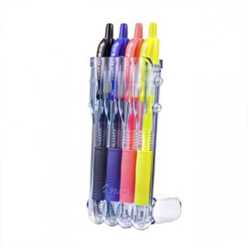 Pilot Set2Go G207 Retractable Gel 0.7mm Assorted (Pack of 4)