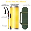 30 Feet Tree Pole Pruner, Durable Tree Trimmers Handle, Manual