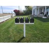 Handy Post 4L 42-in x 45-in White Vinyl Mailbox Post