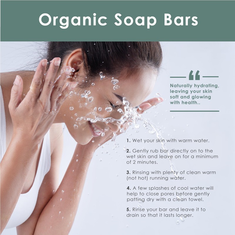 Handmade Natural Tea Tree Soap Loaf - Range No.5 -