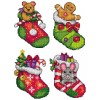 Crafting Spark Christmas stockings 150CS Crafting Spark Counted Cross-Stitch Kit