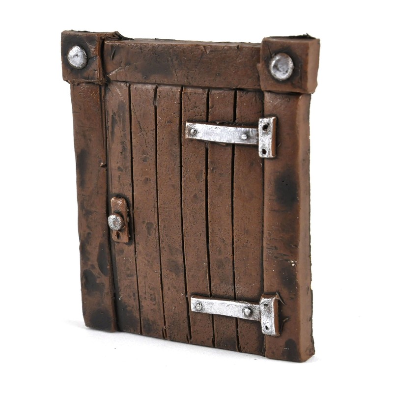 Square Fairy Hobbit Door - Fiddlehead Fairy Garden Collection