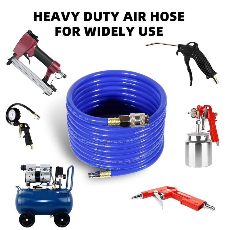 CCLIFE 5 m Compressed Air Hose with Quick Coupling 20