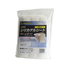 Technos PRO Series Desiccant Silica Gel Sheets 10 Sheets for Kimono Frame Pressed Flowers in Zipper Bag