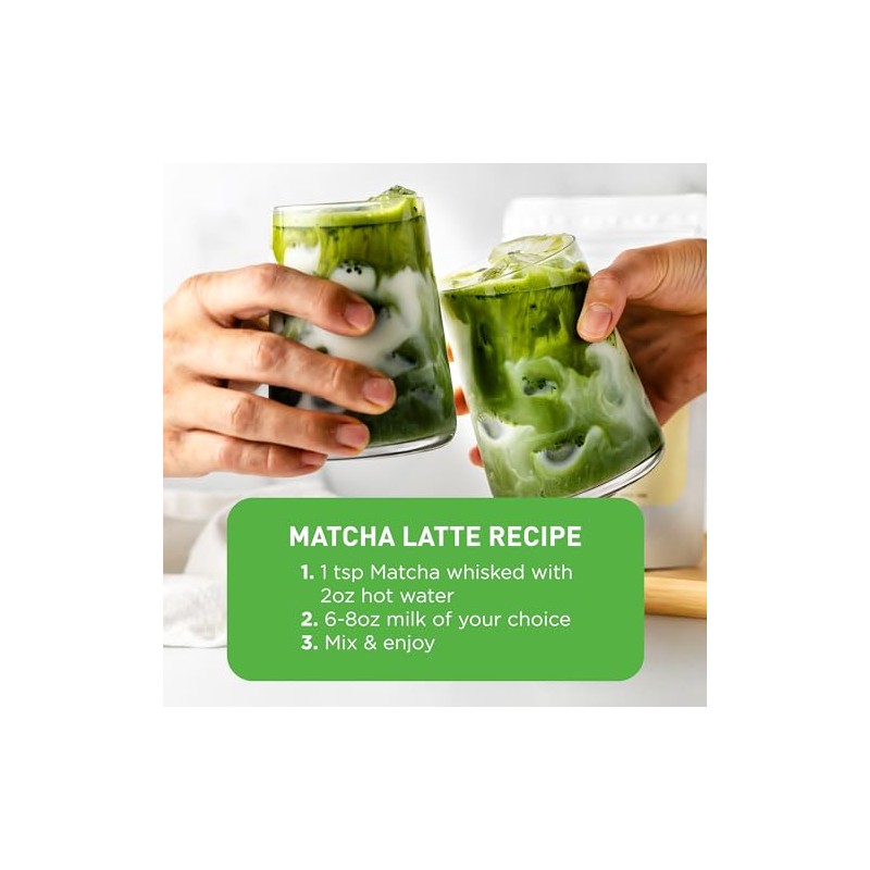 AIYA Té verde Matcha 100 puro, grado culinario, 100 gramos