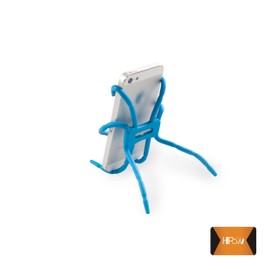 2Pack Phone Holder Universal Multi-Function Flexible Grip Holder Phone Car Holder Mount Stand for Smartphone (Blue)