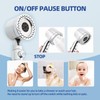 Wallona High Pressure Filter Shower Head, Handheld Silver Shower Head