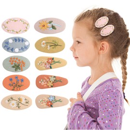 BIANHUAN Hair Clips, Hairpins, Baby Hair Accessories, Set of 20, Colorful Ribbon Clip, Bangs Clip, Hair Ornament, For Hair Clips, For Children, Kids, Women's, Kids, Hair Accessories, For Spring,