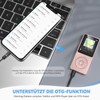 AGPTEK 64GB Klassischer MP3 Player, Laufzeit bis zu 70 Stunden,