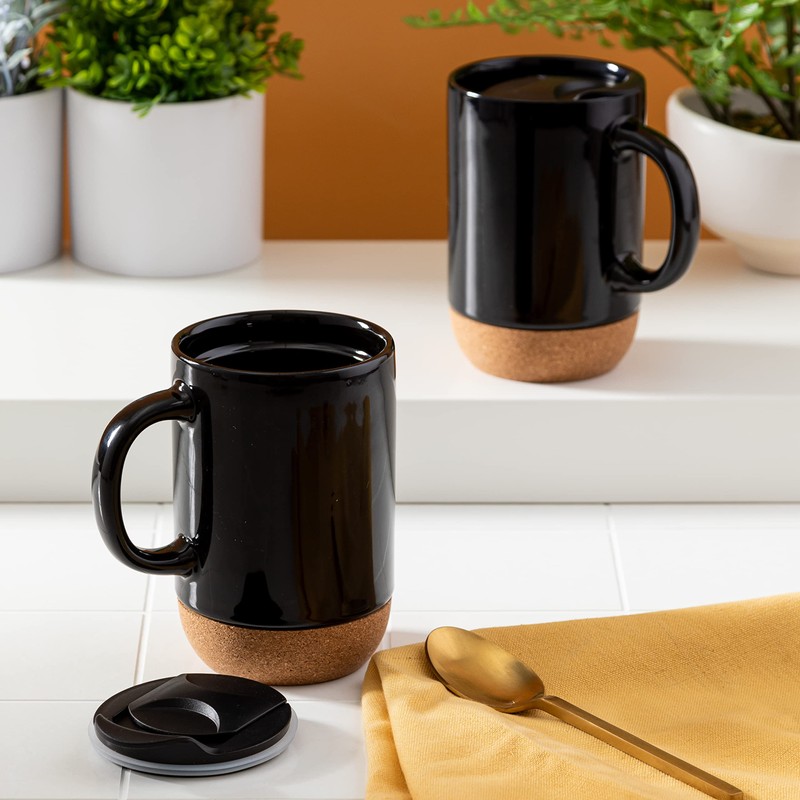 Gibson Home Modani 2 Pack Large 16.5 OZ Ceramic Mugs