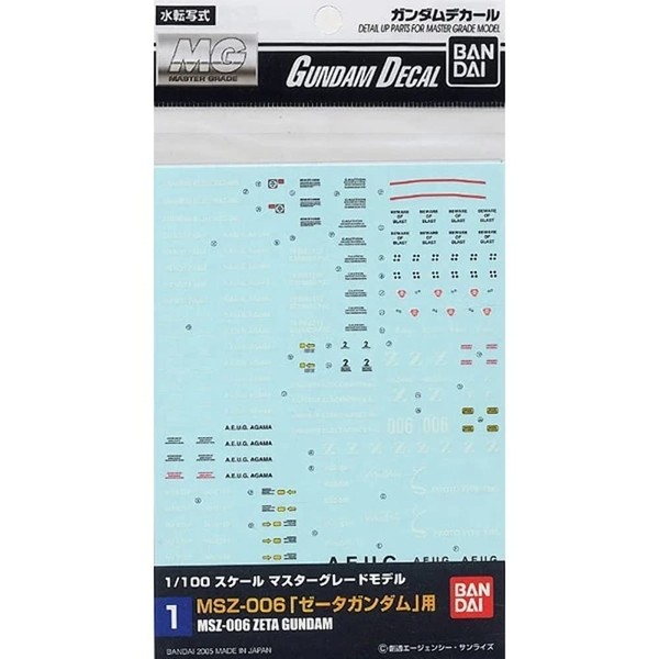 1/100 Gundam Decal MG Universal-Z (22)
