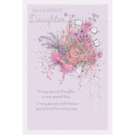 DAUGHTER Birthday card Whimsical Wishes