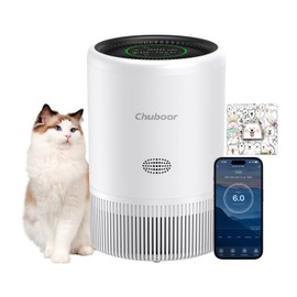 Air Purifiers for Home up to 1200 Ft², App/Alexa Control,PM 2.5 Monitor, 3 Timer, 4 Speed, Sleep mode,H13 HEPA Air Purifier for Bedroom/office/Living Room for Pet Hair/Dust/Allergie/Pollen/Odor-PJ08