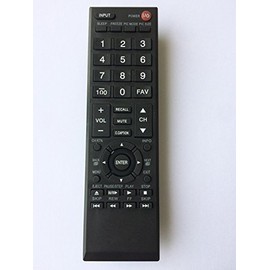 Replacement Remote Control for Toshiba 32L1400U 39L1350U 40E220U 40L1400U 49L310U 42XV540 55G310U LCD HDTV