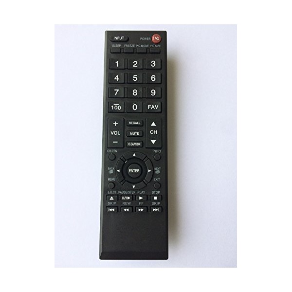 Replacement Remote Control for Toshiba 32L1400U 39L1350U 40E220U 40L1400U 49L310U